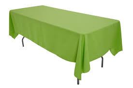Rectangle Tablecloth - Lime Green
